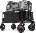 PORTAL Collapsible Wagon with Brakes, Heavy Duty Utility Cart with All-Terrain by PORTAL
