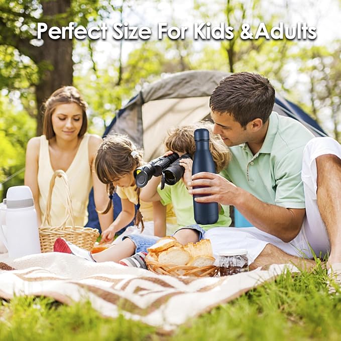 17oz Cola-Bottle Shaped Stainless Steel Leak-Proof Water Bottle, Double Wall - Image 7