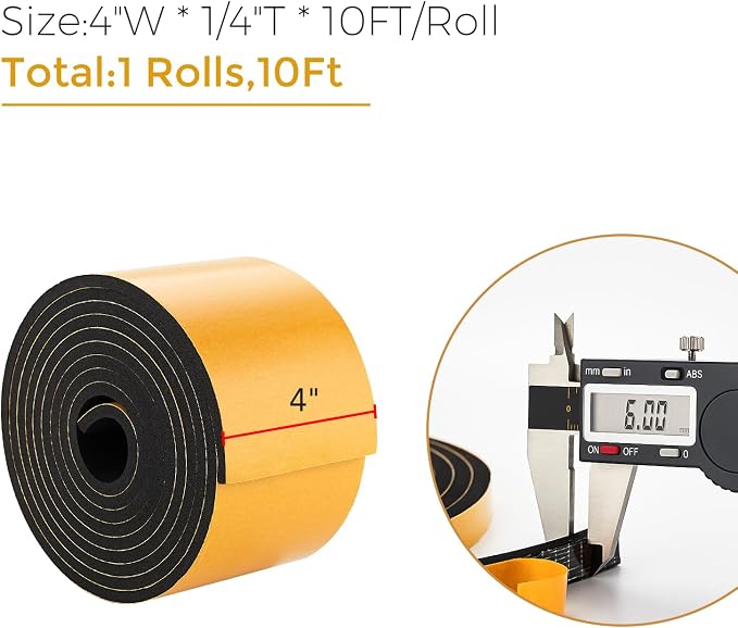 10 Feet Weather Stripping Door Seal, Window Insulation - Image 3