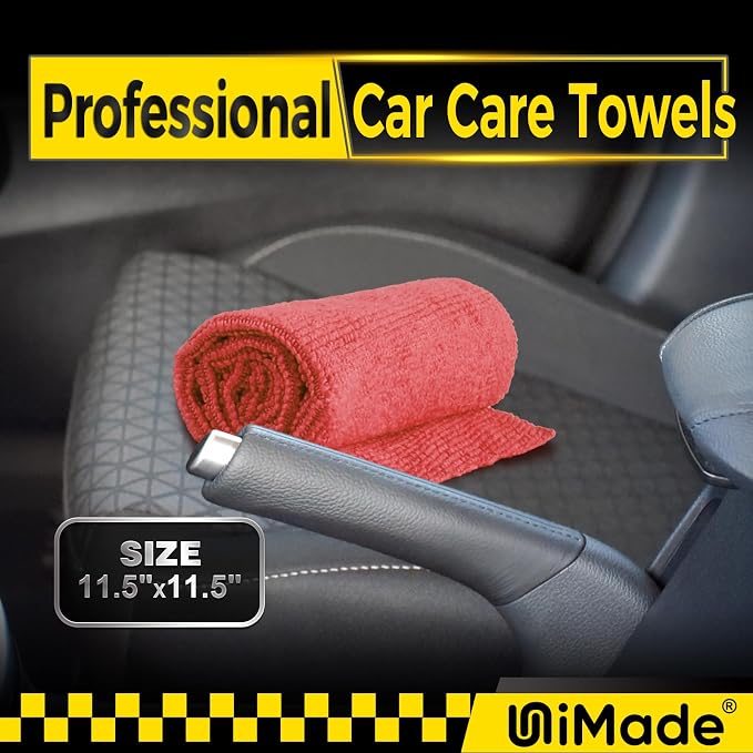 Shop Towels, 24 Pack Commercial Grade Shops Rags Microfiber Towel - Image 4