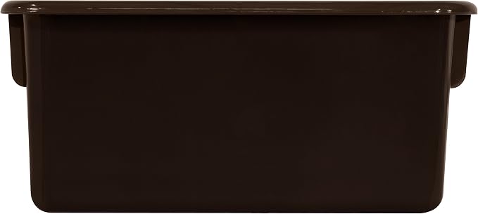 Wood Designs Cubby Storage Bin, Heavy Duty Plastic Containers - Image 4
