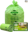30-33 Gallon Compostable Trash Bags Flat-Top 30 Bags Heavy Duty1.57 Mil by BIOGRN