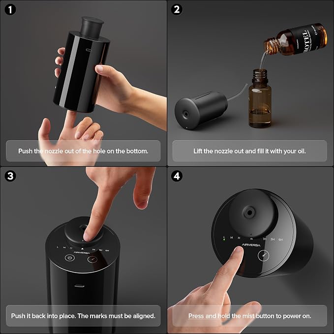 Airversa Waterless Essential Oil Diffuser Starter Kit - Image 6