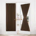 DWCN French Door Curtains – Rod Pocket Thermal Blackout Curtain by DWCN