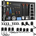 DoCred Slatwall Paneling Organizer, 4x7.5 FT PVC Garage Slat Wall Storage by DoCred
