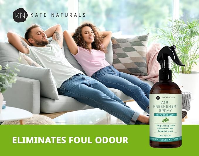 Kate Naturals Peppermint Air Freshener Spray - Image 2
