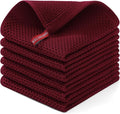 Homaxy 100% Cotton Waffle Weave Kitchen Dish Cloths, Ultra Soft Absorbent Quick by Homaxy