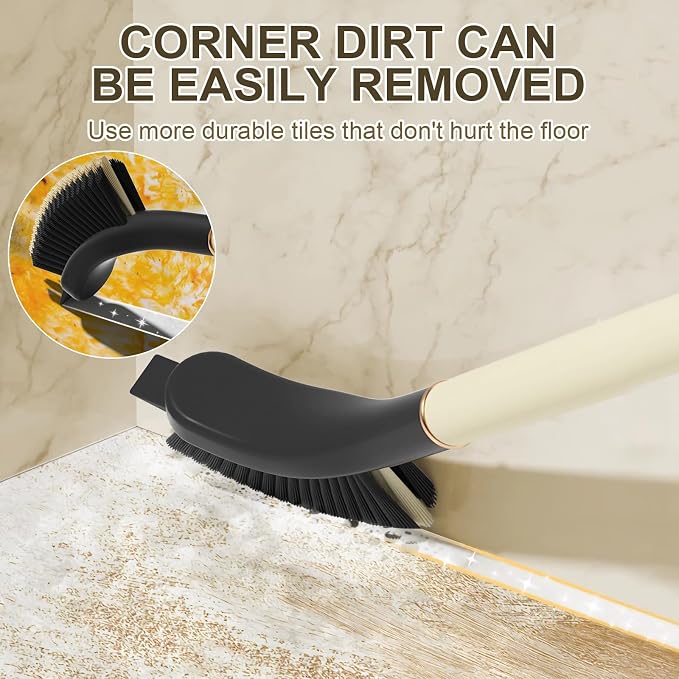 Crevice Cleaning Brush, Hard Bristle Grout Brush Gap Cleaner Tool - Image 3