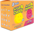 Scrub Daddy 4 Scrub Daddy Sponges & 4 Scrub Mommy Kitchen Sponges by ScrubDaddy