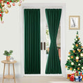 DWCN French Door Curtains – Rod Pocket Thermal Blackout Curtain by DWCN