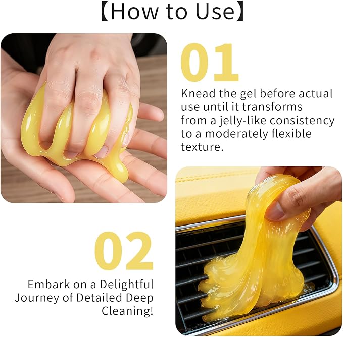 ASFSKY Car Cleaning Gel Dust Cleaning Putty Universal Car Interior Cleaner - Image 4
