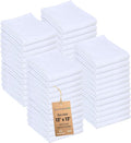 Dish Cloths Cotton| Kitchen Wash Cloth| Shop Towels Absorbent and Lint Free by WHITEWRAP