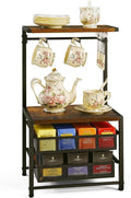 Pinzoveco Tea Bag Organizer, Large Tea Organizers and Storage Box, 2 Drawers by Pinzoveco