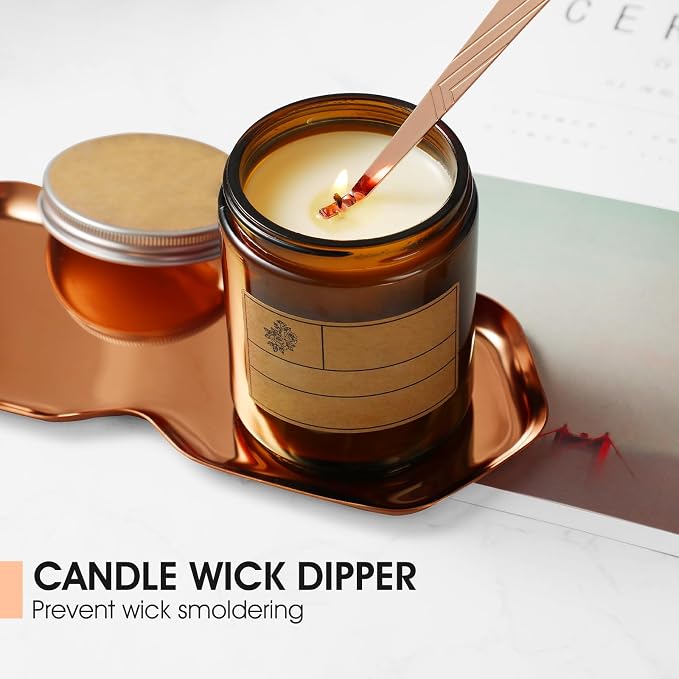 PATOISE 4 in 1 Candle Accessory Set, Wick Trimmer, Candle Snuffer, Wick Scoop - Image 5