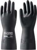 PACIFIC PPE Chemical Resistant Gloves, Heavy Duty Industrial Rubber Gloves by PACIFICPPE