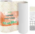 OcePor Non-Adhesive Drawer and Shelf Liner 12IN x 20FT，Non Slip Cabinet and by OcePor