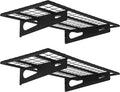 2-Pack 1.5x3FT Garage Shelving 17.7-inch-by-35.8-inch Wall Shelf Garage Storage by SoyweyDirect