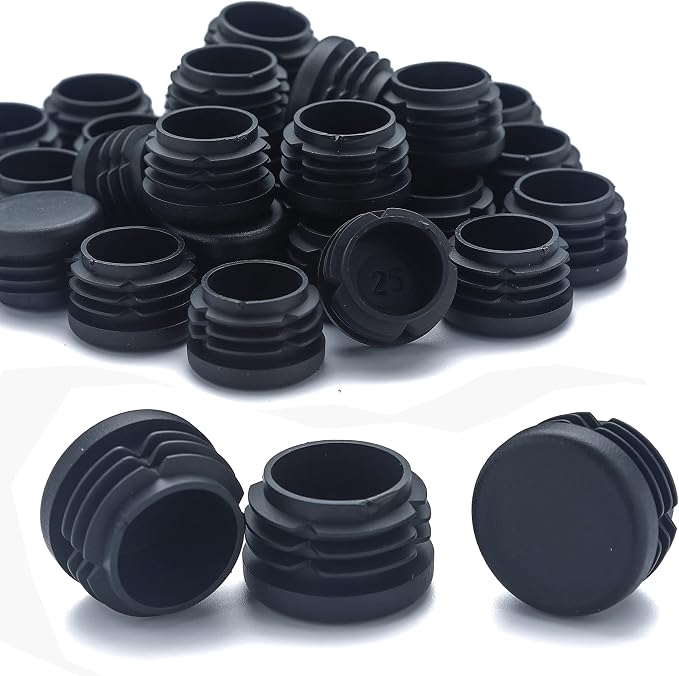Plastic Plugs Furnigear Tubing End Caps Chair End Caps 1" Outside Bottom Round by Furnigear