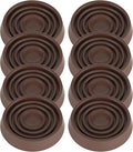 Furniture Coasters, 1.5X1.5 Rubber Caster Cups Non Slip Furniture Pads Non Skid by VOCOMO