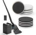 Furniture Lifter Tool + 8-Pack of 3.5" Sliders, Save 80% Effort, Safely and by Shnbxtnd
