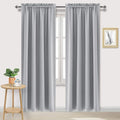 DWCN Silver Grey Blackout Curtains by DWCN