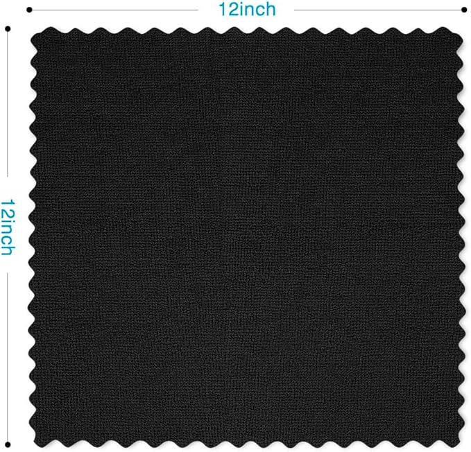 Orighty Black Microfiber Cleaning Cloth, 50 Pack Highly Absorbent Cleaning - Image 4