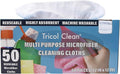 Tricol Clean Profesional Resuable Lint Free Microfiber Edgeless Cleaning Cloth by TricolClean
