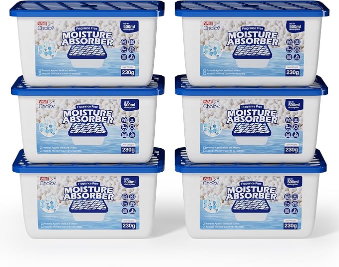 W&E Choice Moisture Absorbers, Portable Humidity Absorber Boxes by WEChoice