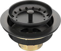 BOTEMY Stainless Steel Bronze Sink Drain Strainer Kit 3-1/4 inch Kitchen Drain by BOTEMY