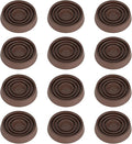 Furniture Coasters, 1.5X1.5 Rubber Caster Cups Non Slip Furniture Pads Non Skid by VOCOMO