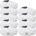 Golf Iron Covers 9pcs or 1pc Saffiano Leather Magnetic Club Headcover by EighteenH