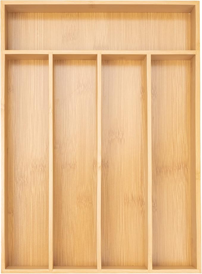 Silverware Organizer Kitchen Drawer Organizer Utensil Organizer Bamboo by Besilord