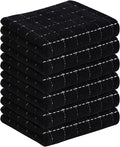 Homaxy 100% Cotton Terry Kitchen Towels, Checkered Designed, Soft and Super by Homaxy