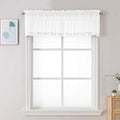 Chyhomenyc Sheer White Valances by Chyhomenyc