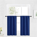 RYB HOME Blackout Curtains Small Window Decor Energy Efficiency Drapes by RYBHOME