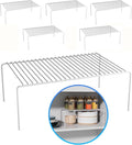 LargeWhite Cabinet Storage Shelf Rack Set of 6, Rustproof Metal Wire Kitchen by DPZM