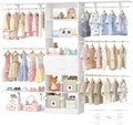 Closet System - 4.75-8FT Closet Organizer System by Besiost