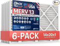 BNX TruFilter 14x20x1 Air Filter MERV 13 by BNX
