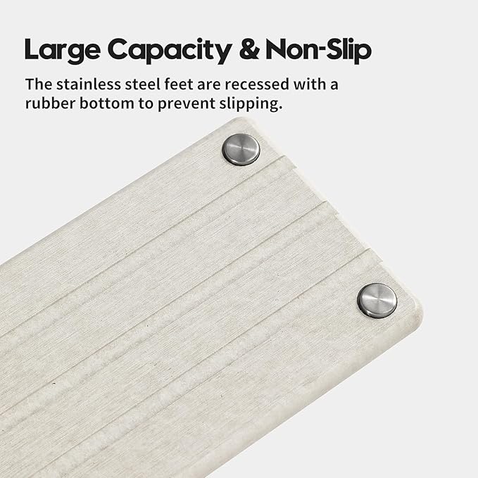 2 Pack Fast Drying Water Absorbing Diatomite Stone Mat Tray - Image 6