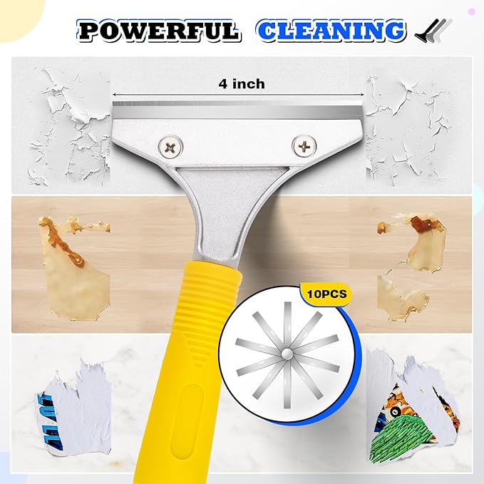 DIYSELF Scraper Tool 5.4ft Adjustable Floor Scraper Long Handle Heavy Duty - Image 5