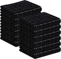 Homaxy 100% Cotton Terry Kitchen Towels, Checkered Designed, Soft and Super by Homaxy