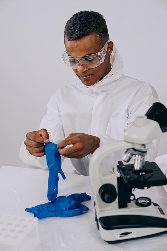 Inspire Nitrile Exam Gloves | The Original Quality Stretch Nitrile Cobalt Blue - Image 9