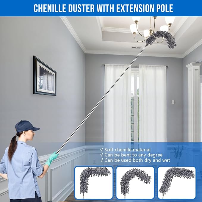 Microfiber Feather Duster 5-in-1 Kit - Image 5