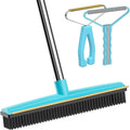 Carpet Rake - 60" Long Handle Pet Hair Removal by SOCCSO