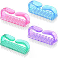 Handle Grip Nail Brush, Hand Fingernail Brush Cleaner Scrubbing Kit Pedicure by Larbois