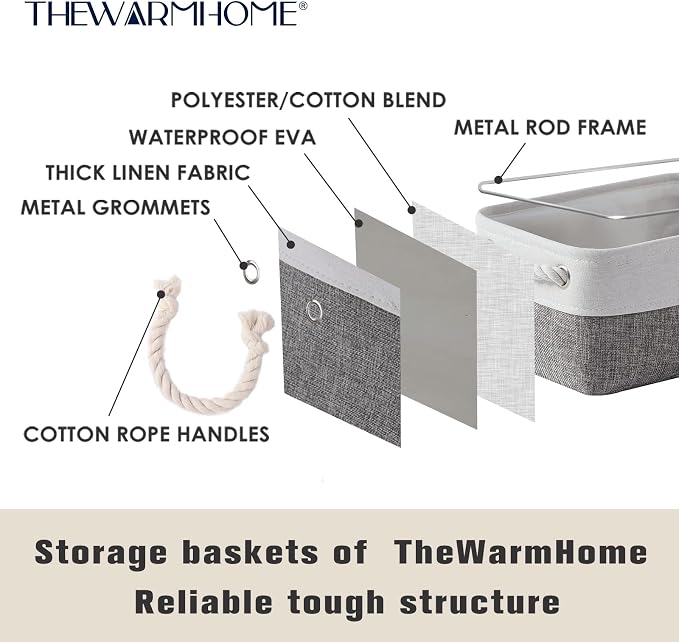TheWarmHome Small Storage Baskets - Image 4