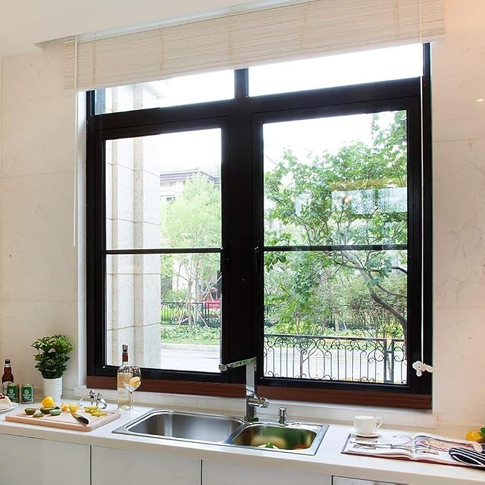 Black Weather Stripping for Window Doors Self Adhesive Weatherstrips 16 Feet - Image 6