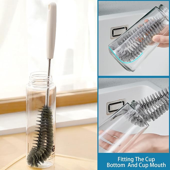 16 inches Long Handle Black Bottle Cleaning Brushes - Image 5
