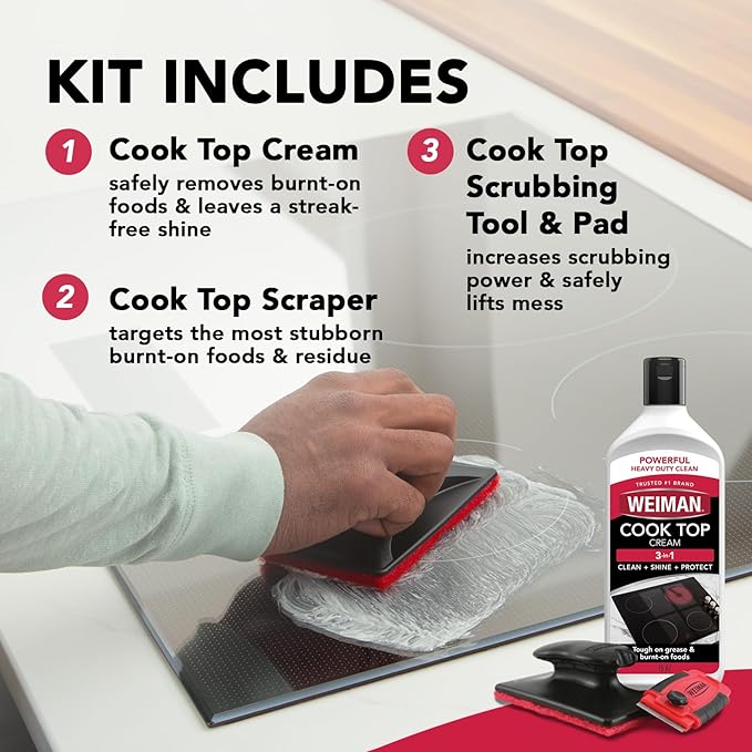 Weiman Glass Cooktop Cleaner Kit - Image 3