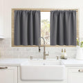 RYB HOME Blackout Curtains for Kitchen, Over Sink Privacy Curtains Window Decor by RYBHOME